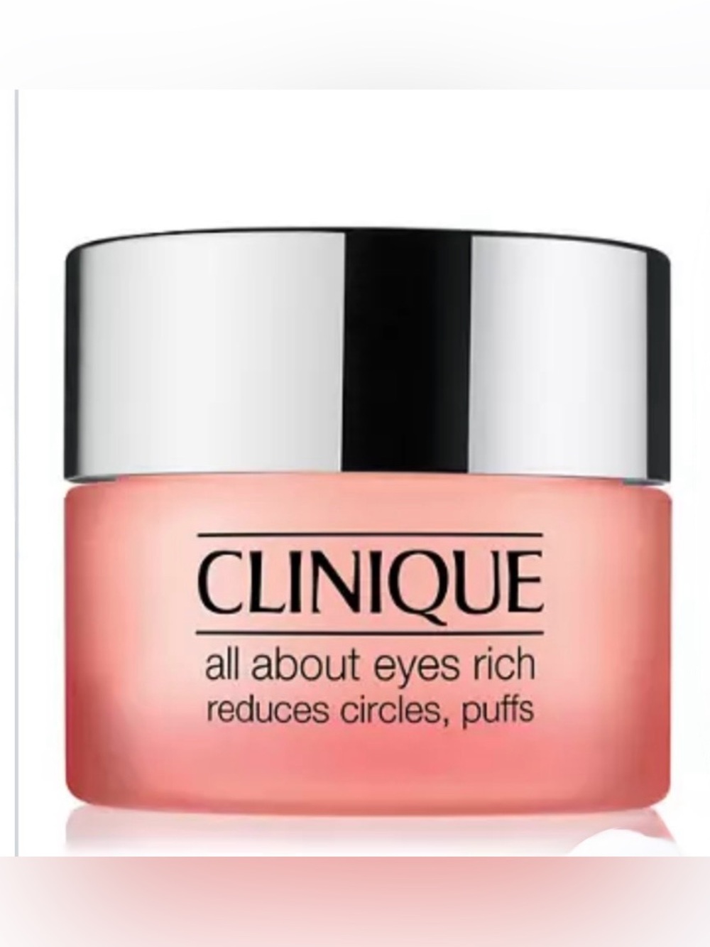 NEW Clinique All About Eyes Rich Eye Cream Under Eye Smoother 05 Ounces